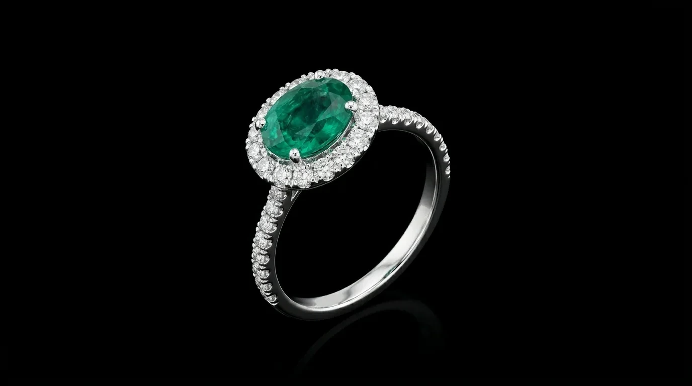 Pierścionek "EmeraldSignature™"