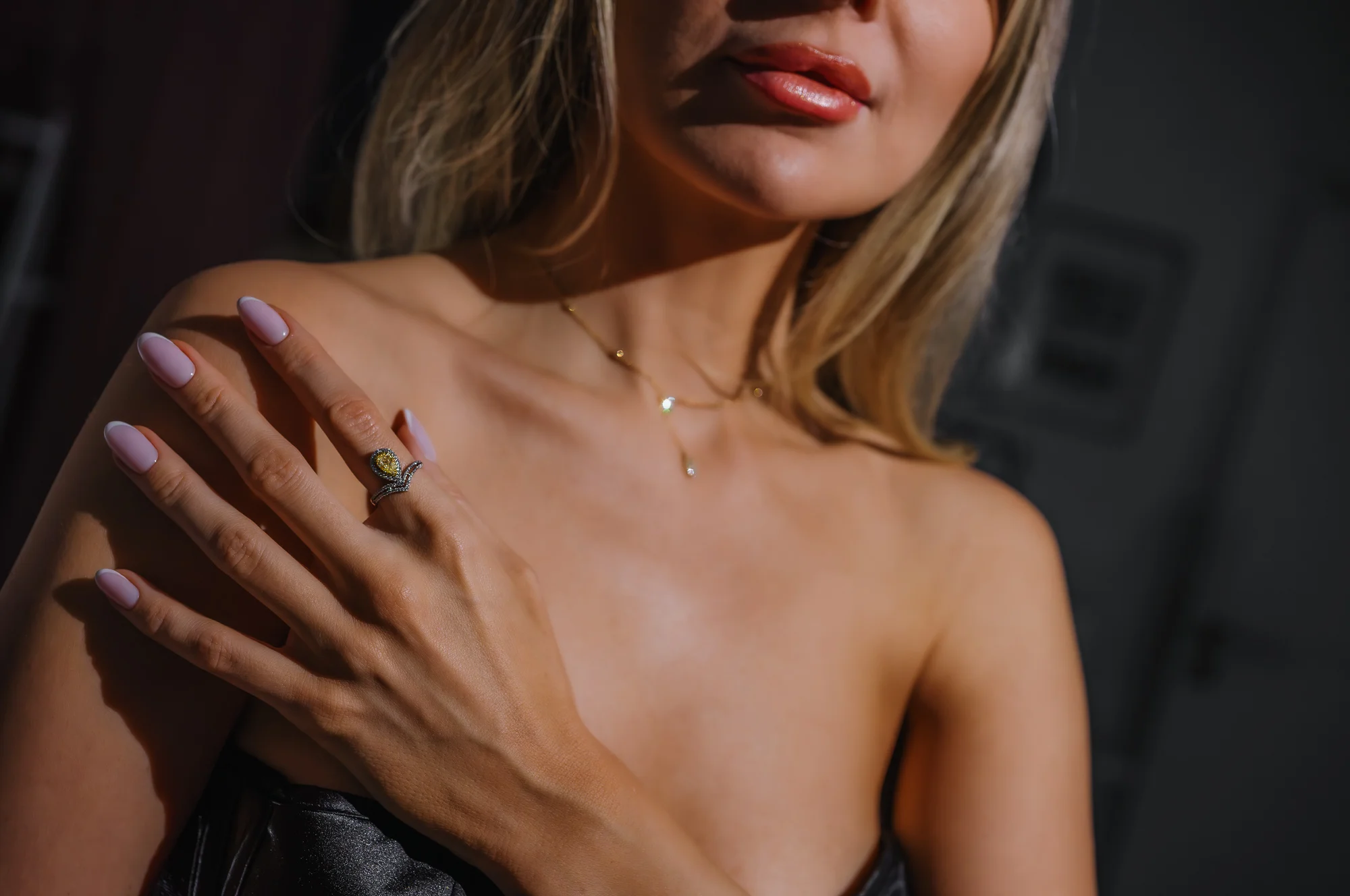 FancyYellow Pear Ring, photo 10