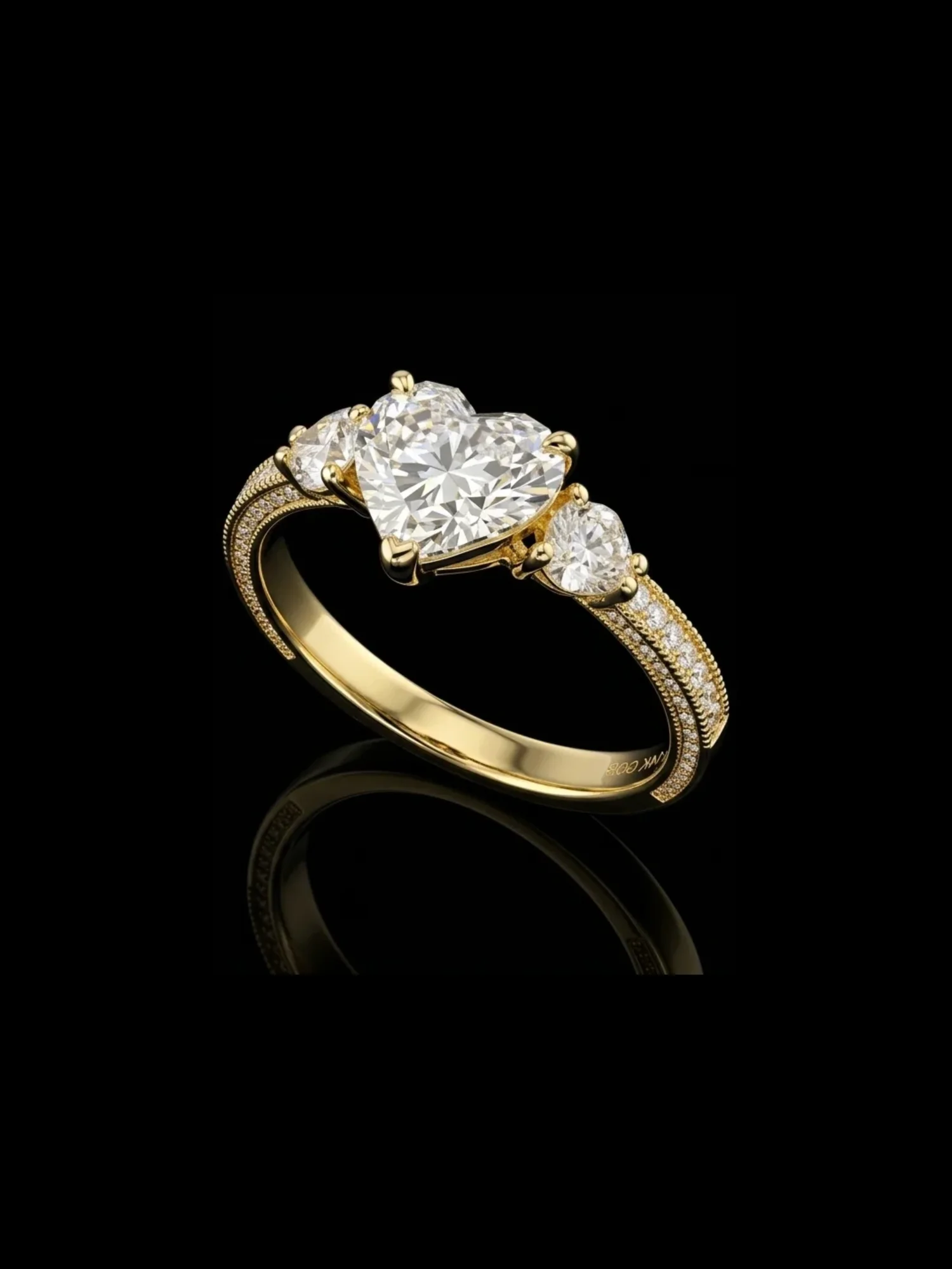 Pierścionek "Gilded Radiance™" 1.51ct