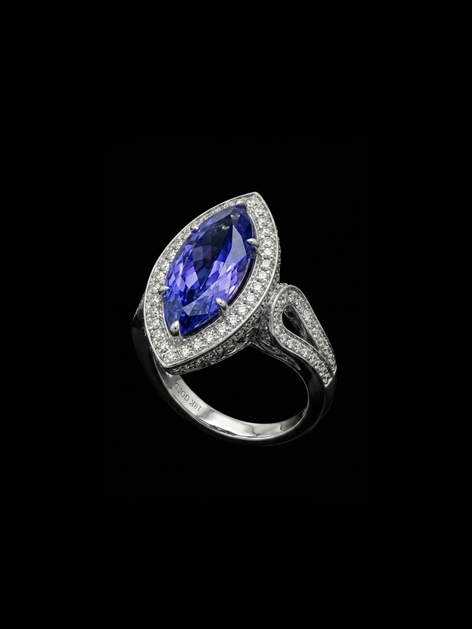 Pierścionek "MidnightTanzanite™"