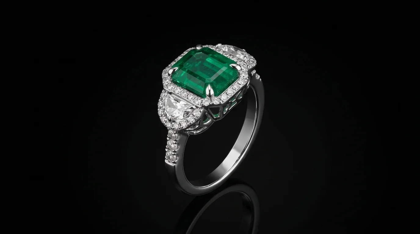 Pierścionek "RoyalEmerald™"