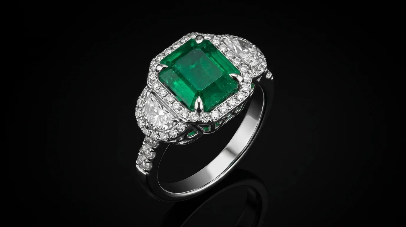 Pierścionek "RoyalEmerald™"