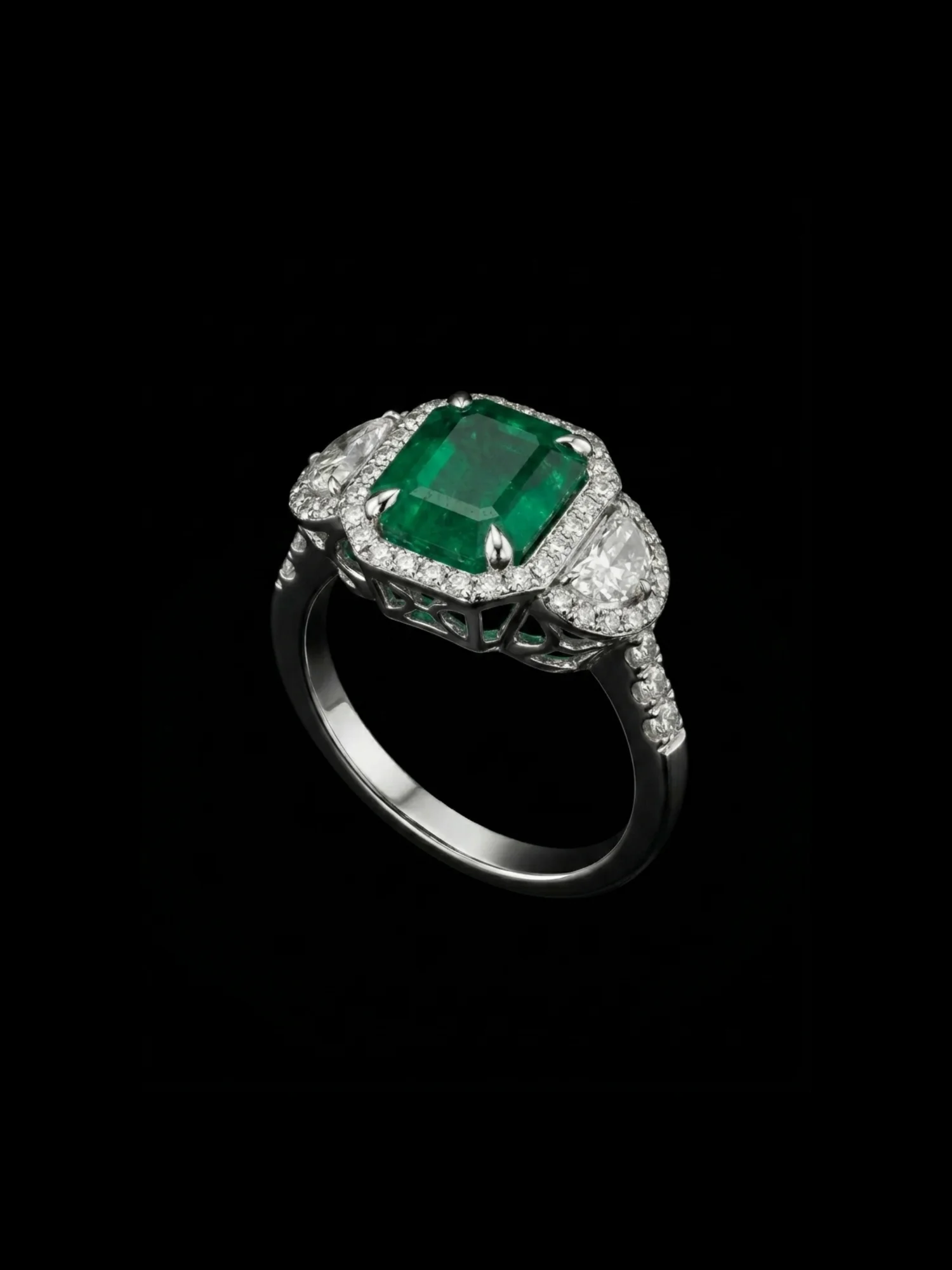 Pierścionek "RoyalEmerald™"