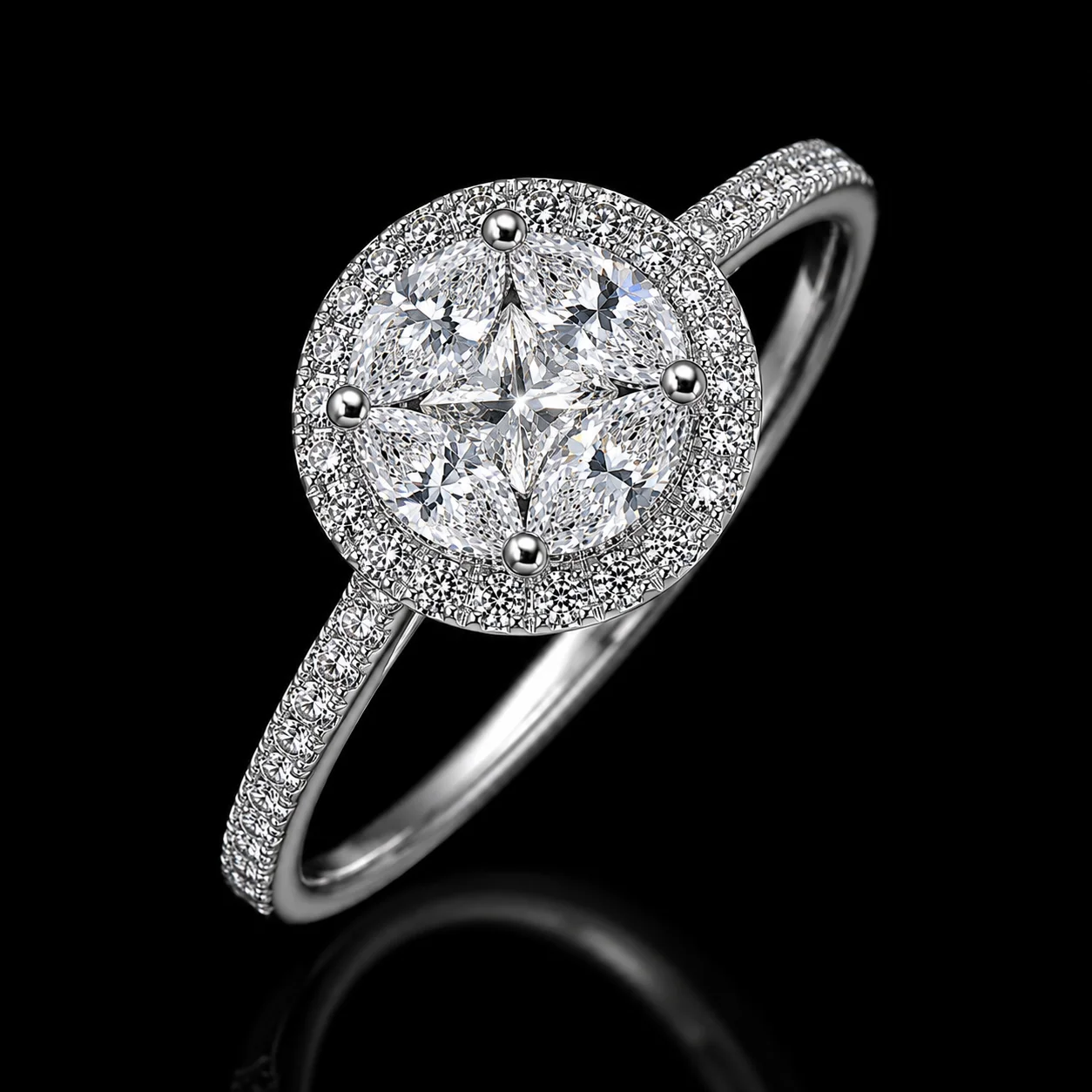 SolitaireAurora big Ring