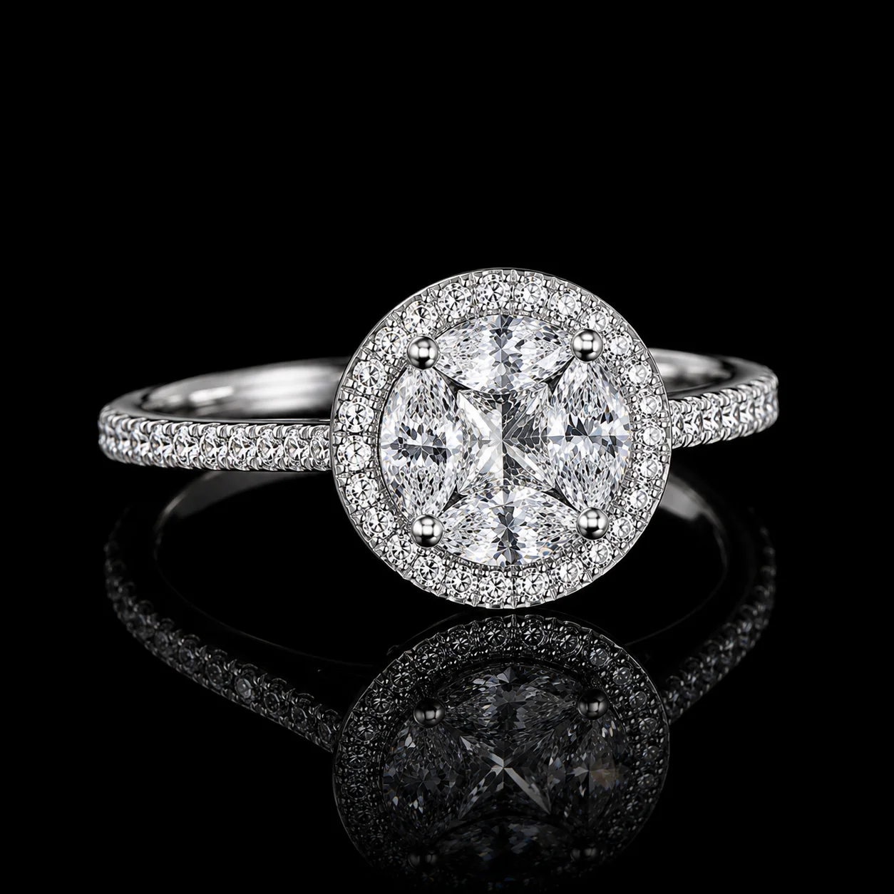 SolitaireAurora big Ring, photo 3