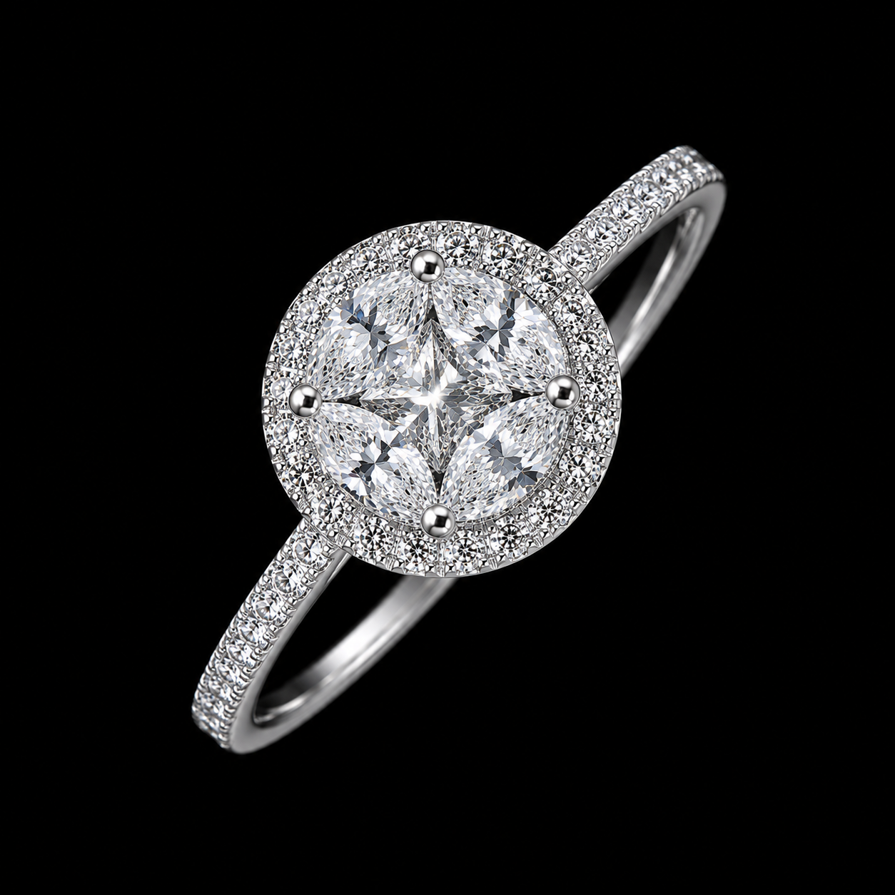 SolitaireAurora big Ring, photo 5