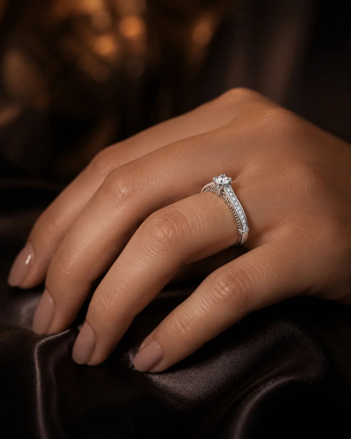 "White Luxury™" "Melrose™" Ring, photo 2