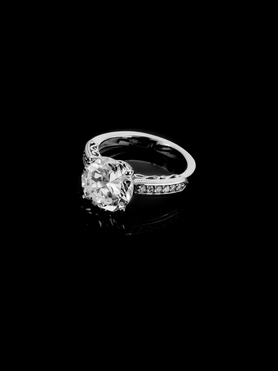"WhiteLuxury™" Ring 4.40ct, photo 4