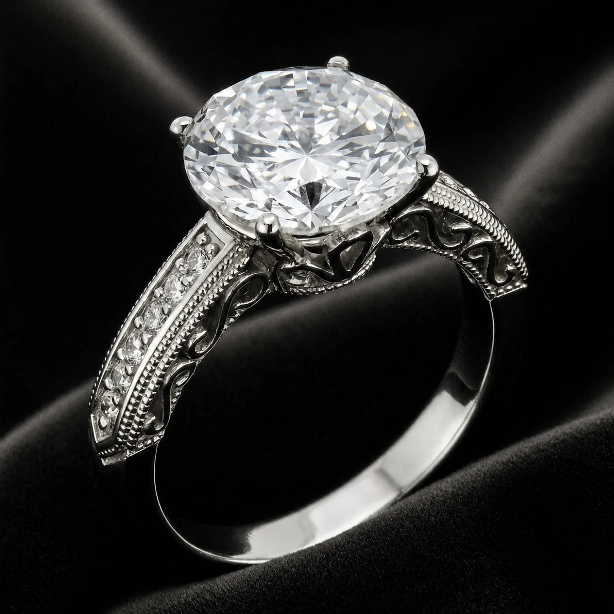 "WhiteLuxury™" Ring 4.40ct, photo 5