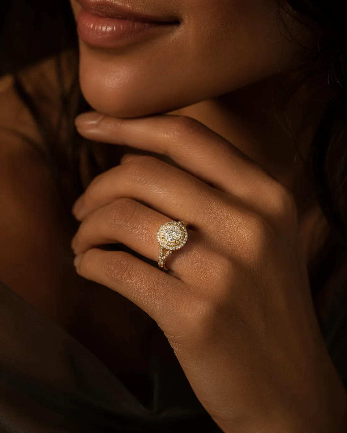 DoubleHalo™ Engagement Ring, photo 2
