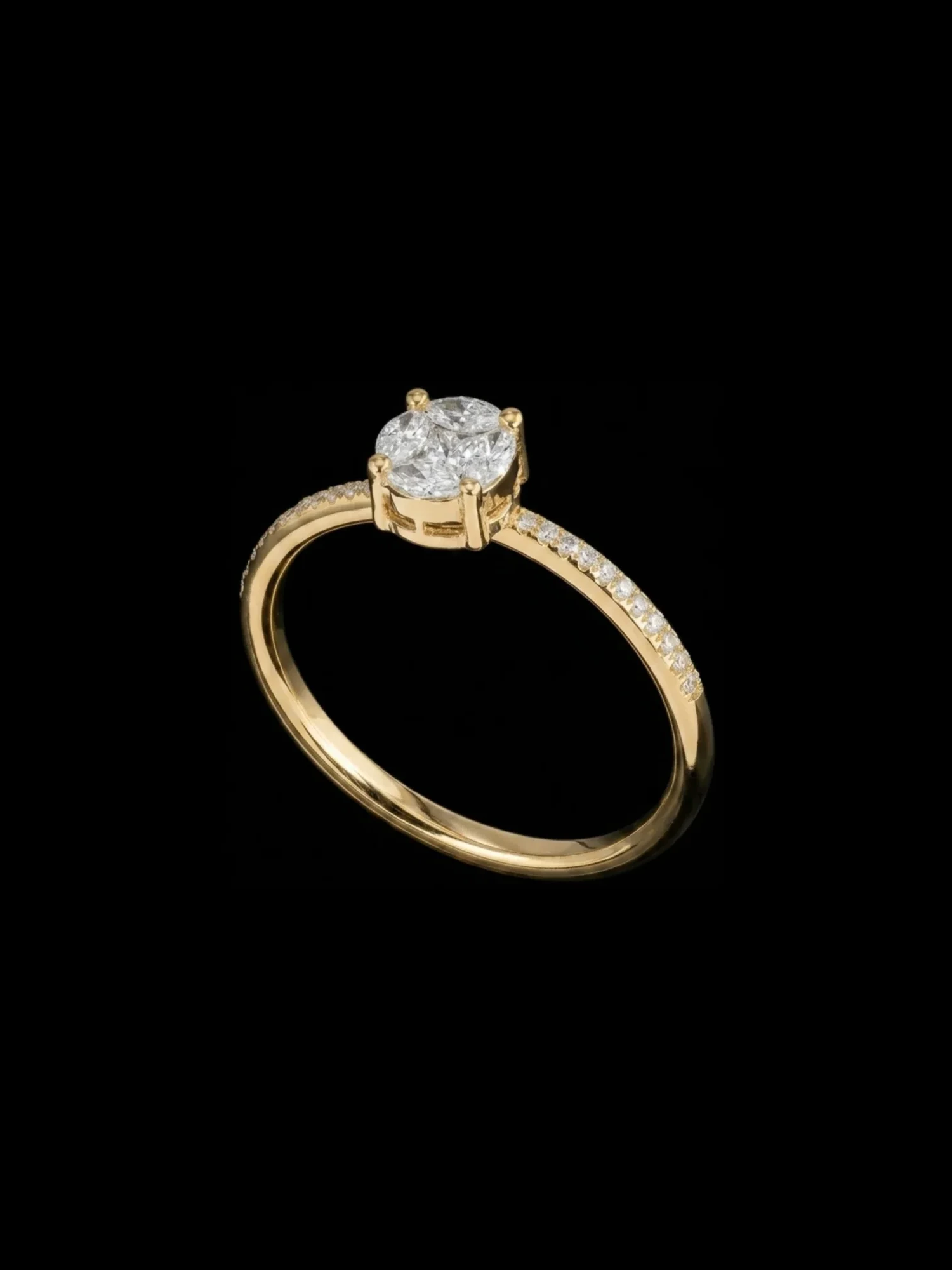 Pierścionek zaręczynowy „InvisibleOne™” 0.31ct