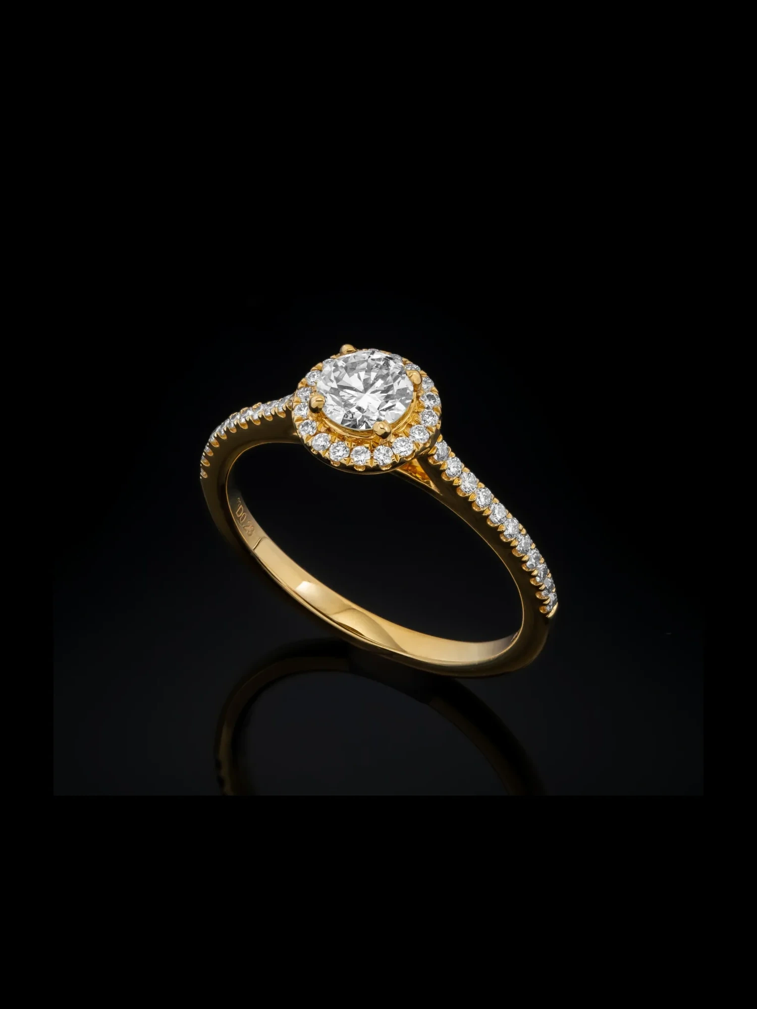 Pierścionek zaręczynowy "OneHalo™" 0.40ct