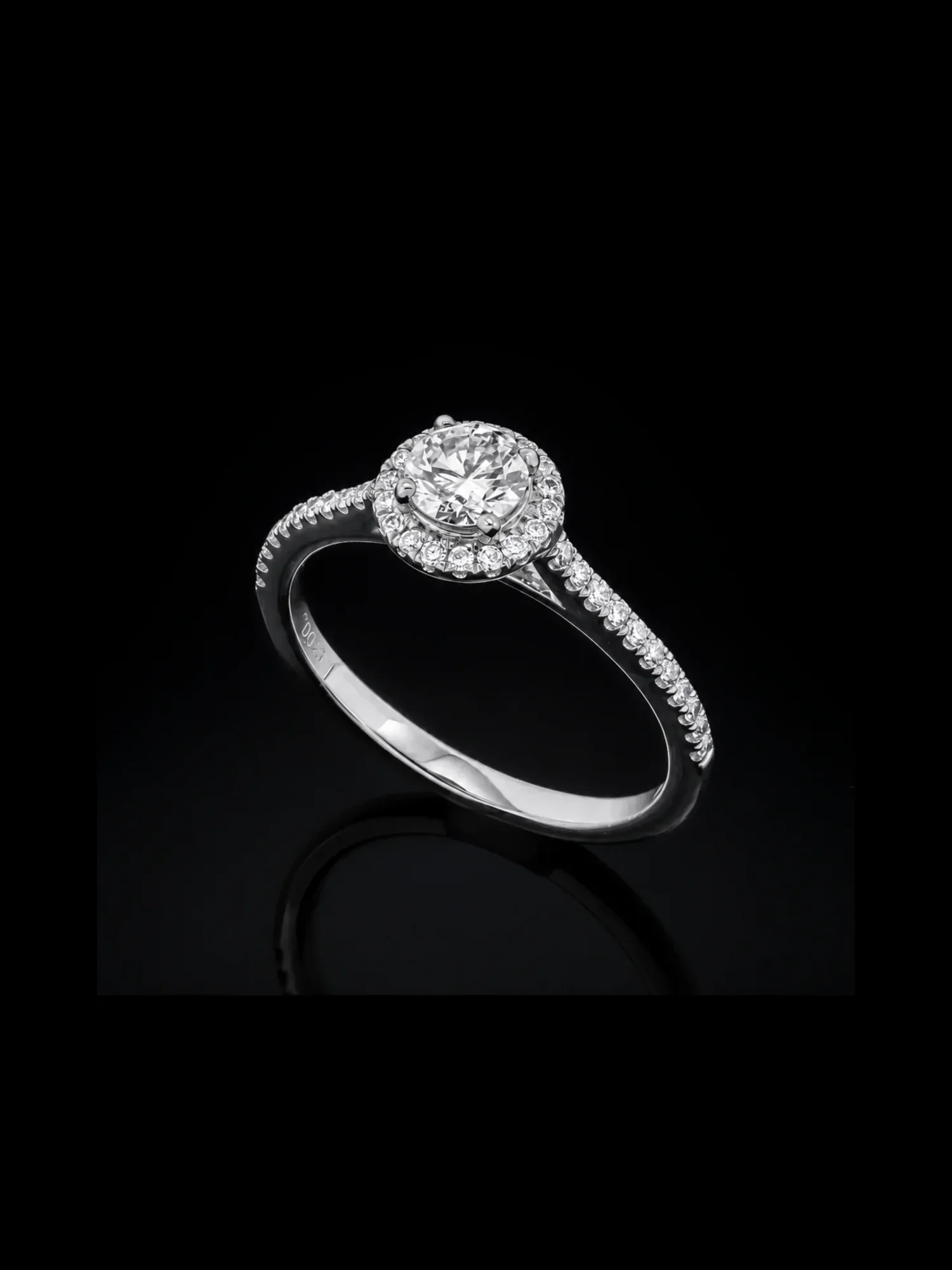 Pierścionek zaręczynowy "OneHalo™" 0.41ct