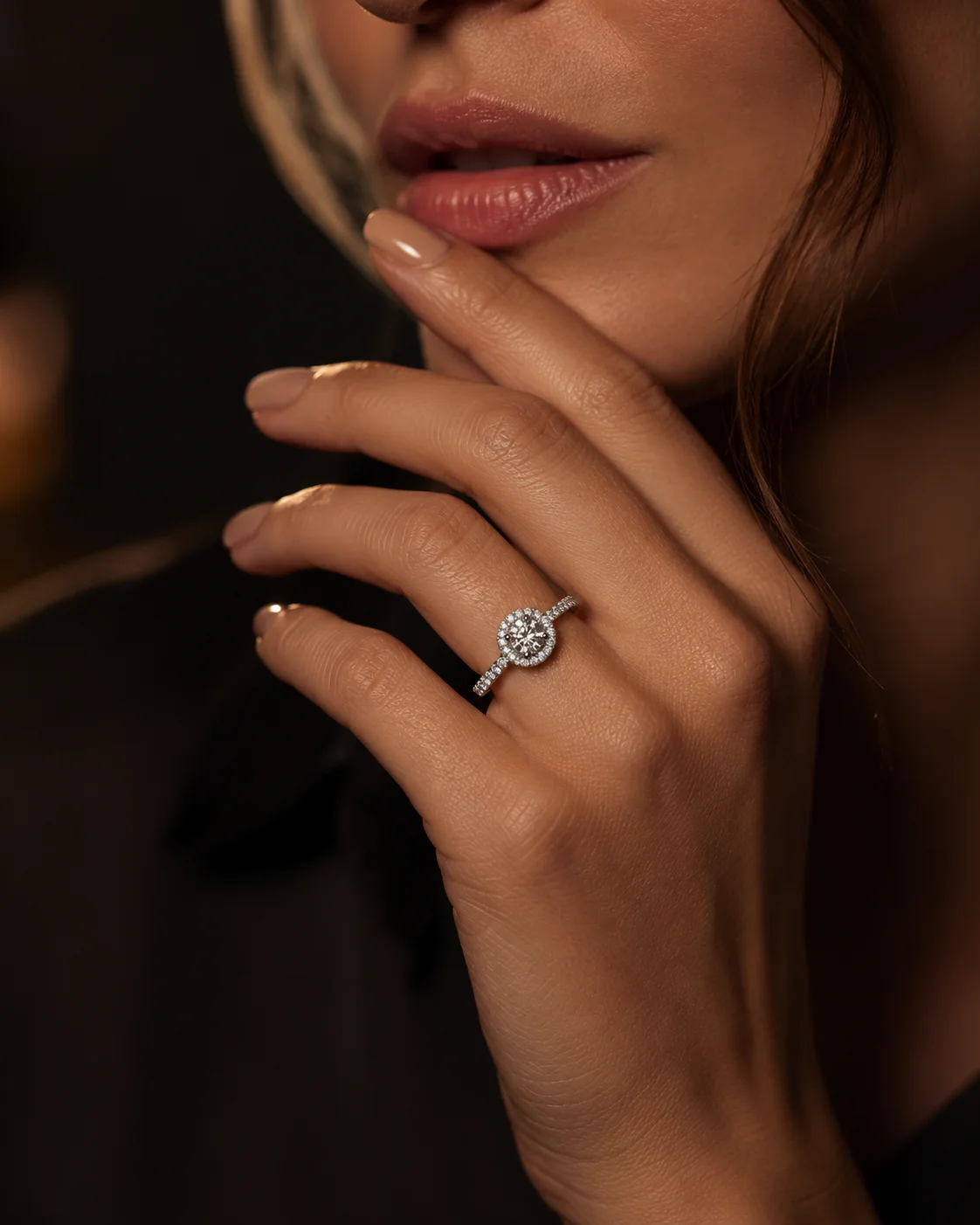 "OneHalo™" Engagement Ring, photo 2