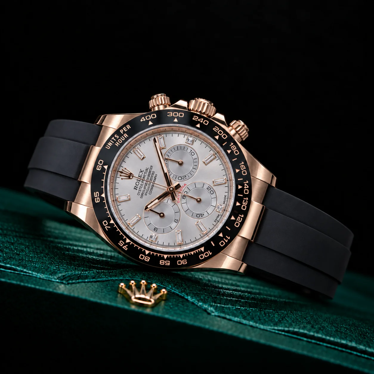 Rolex Daytona 116515LN Rose gold Sundust Baguette dial - zdjęcie 1