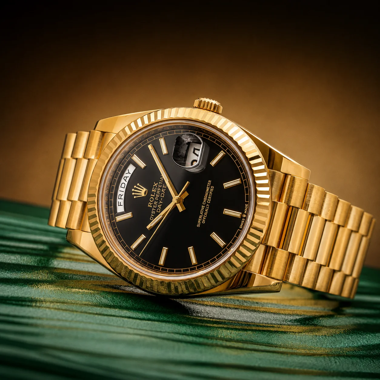Rolex Day-Date 40 Czarna Tarcza 228238 „President” - zdjęcie 1