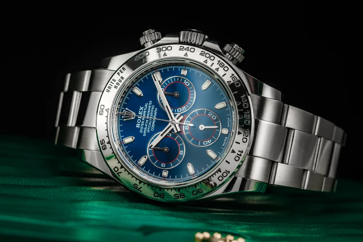 Rolex Cosmograph Daytona 116509 Niebieska tarcza Blue dial
