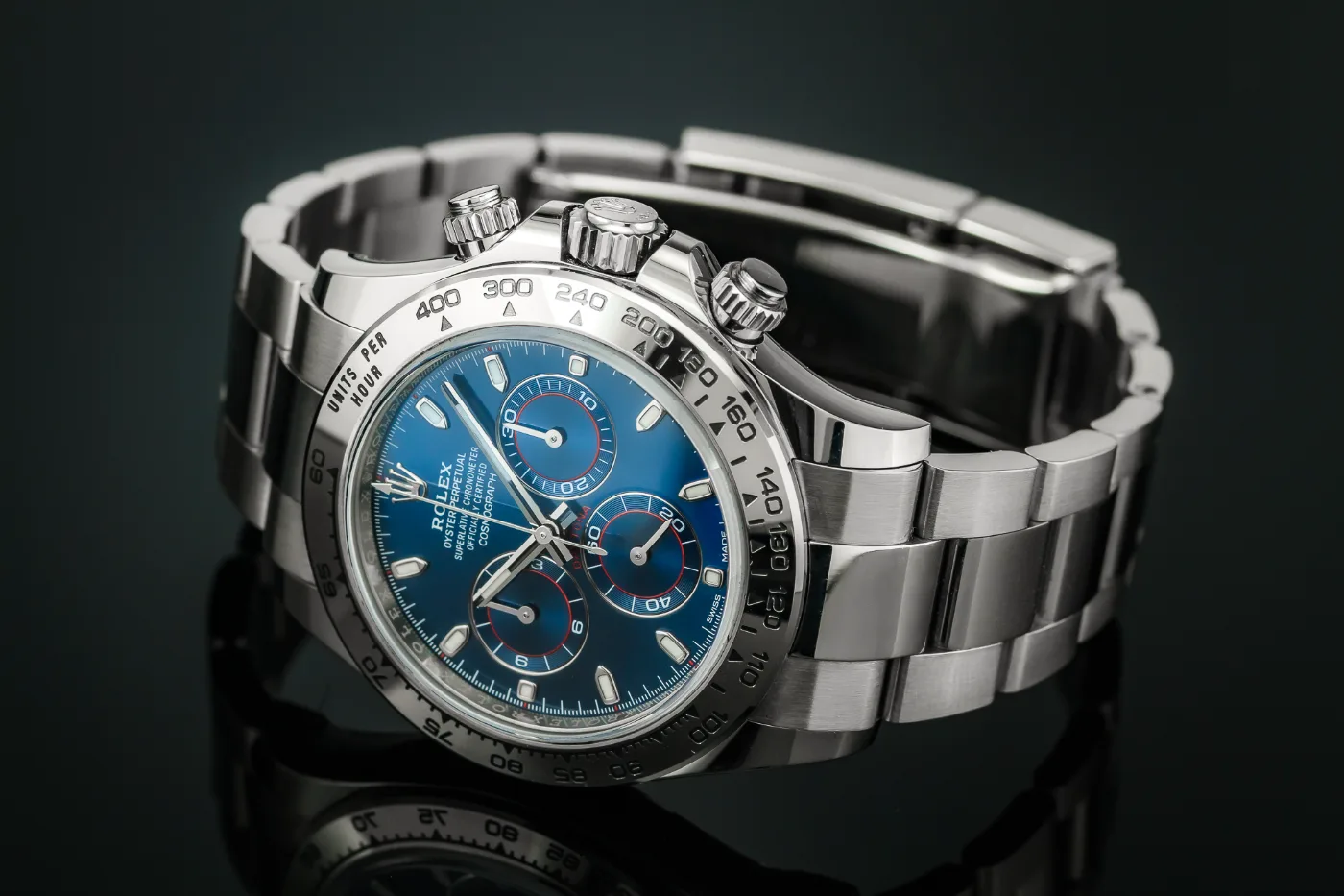 Rolex Cosmograph Daytona 116509 Niebieska tarcza Blue dial miniatura 2