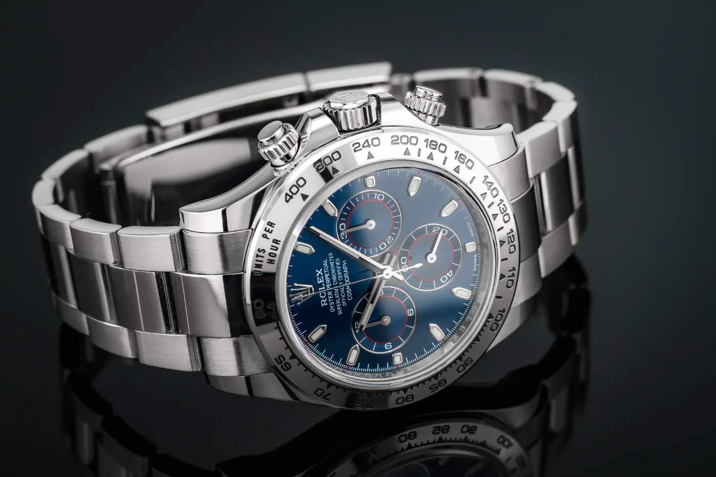 Rolex Cosmograph Daytona 116509 Niebieska tarcza Blue dial miniatura 3