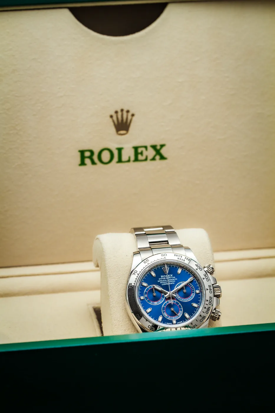 Rolex Cosmograph Daytona 116509 Niebieska tarcza Blue dial miniatura 7