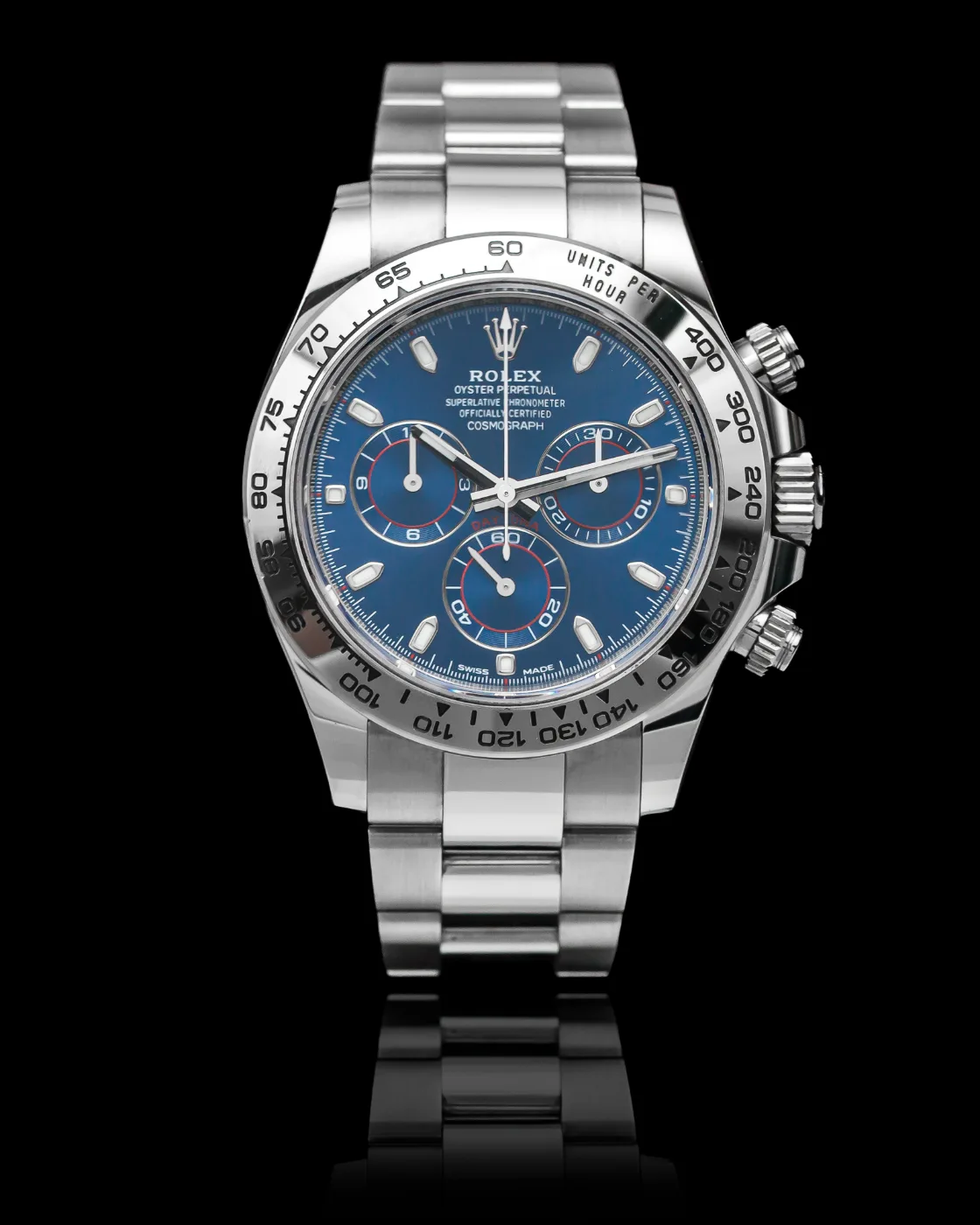 Rolex Cosmograph Daytona 116509 Niebieska tarcza Blue dial miniatura 8