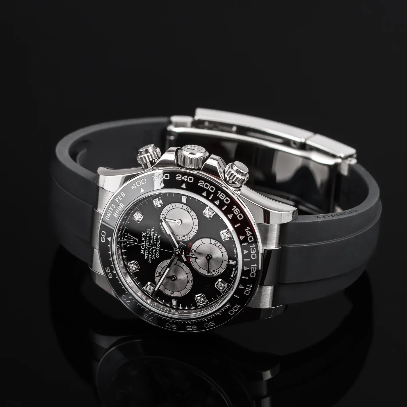 Rolex Cosmograph Daytona Diamond black dial 126519LN