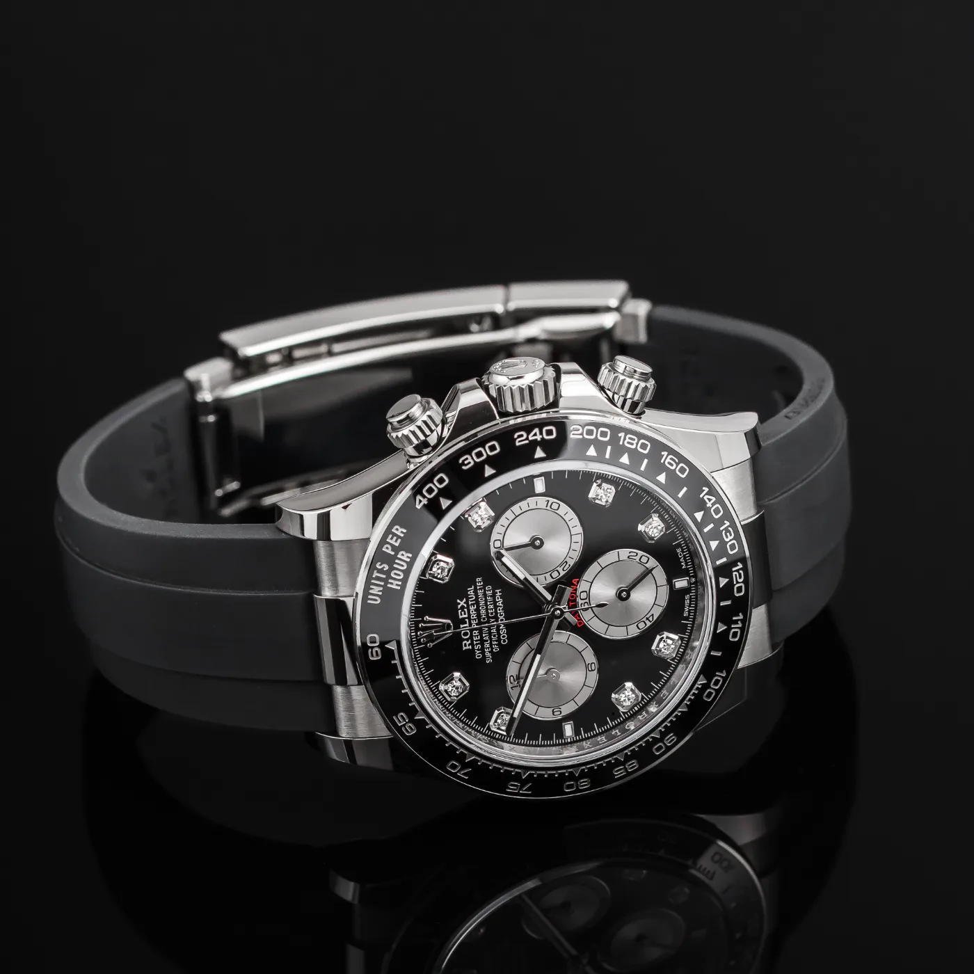 Rolex Cosmograph Daytona Diamond black dial 126519LN
