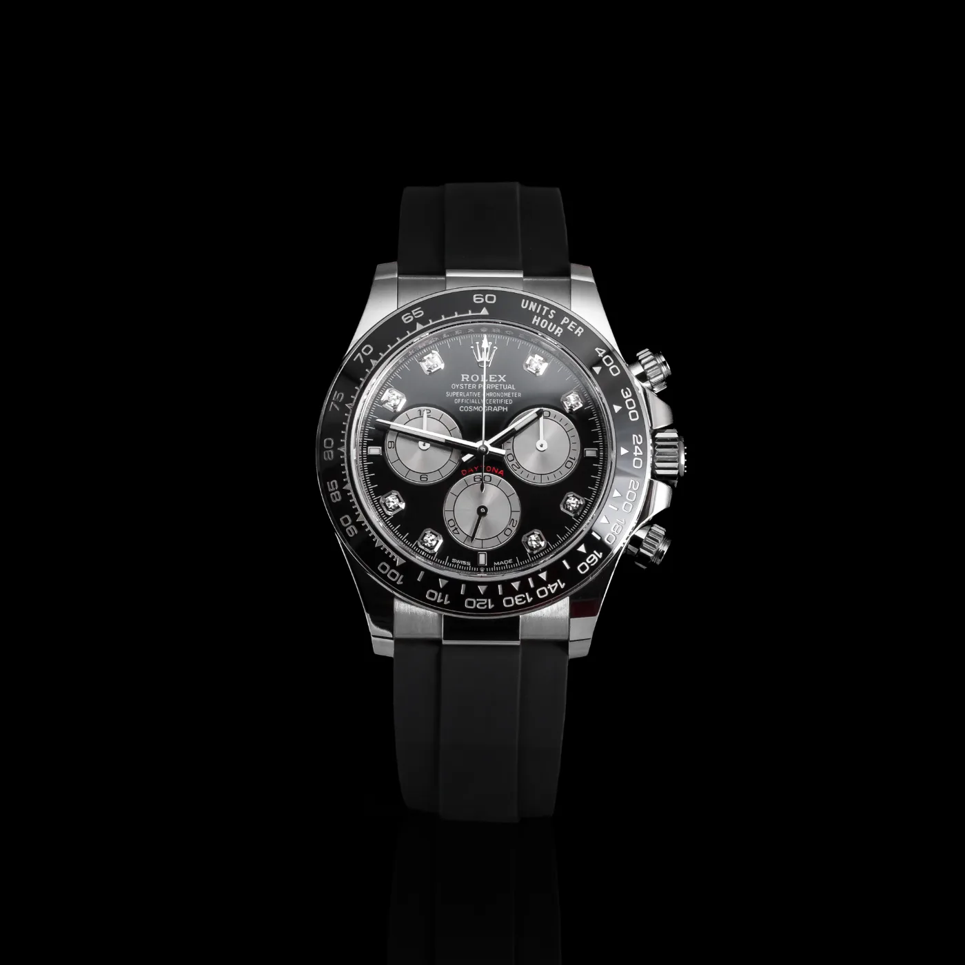 Rolex Cosmograph Daytona Diamond black dial 126519LN