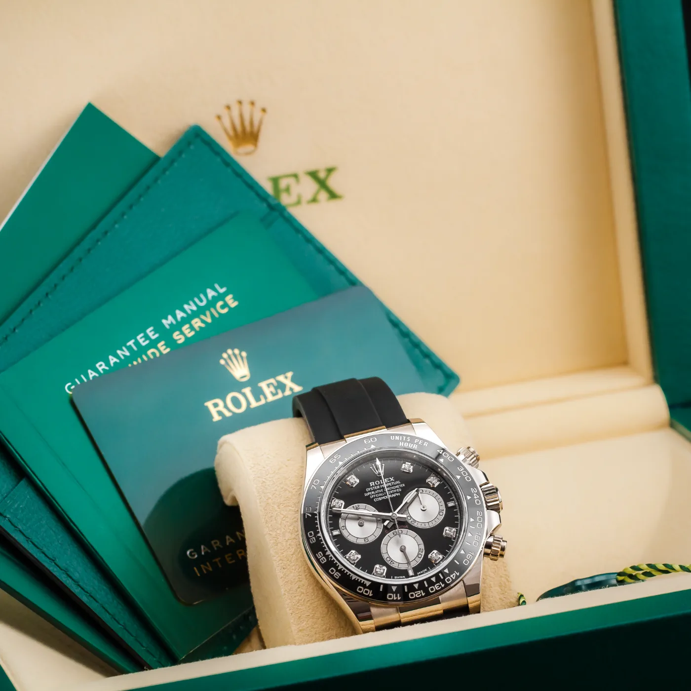 Rolex Cosmograph Daytona Diamond black dial 126519LN - dokumenty