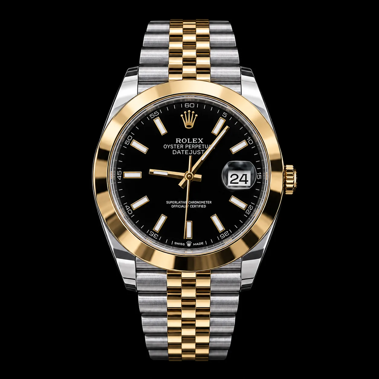 Rolex Datejust 41 Black 126303 miniatura 3