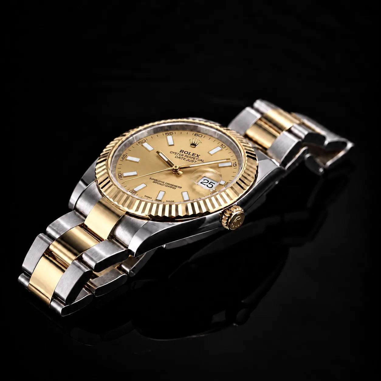 Rolex Datejust 41 Champagne 116333 miniatura 4