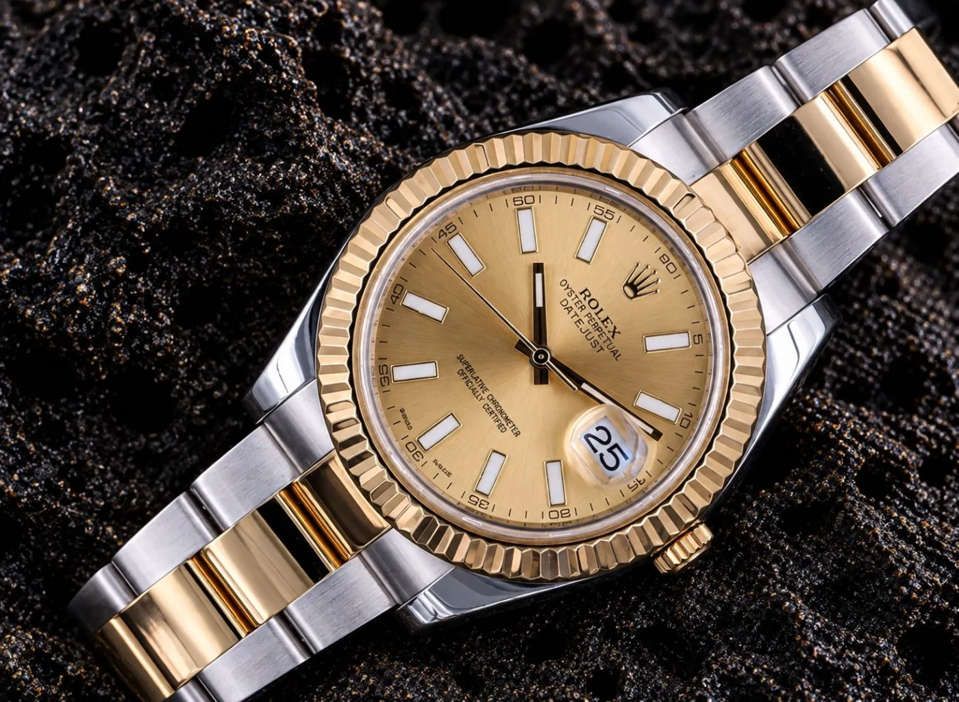 Rolex Datejust 41 Champagne 116333 miniatura 7