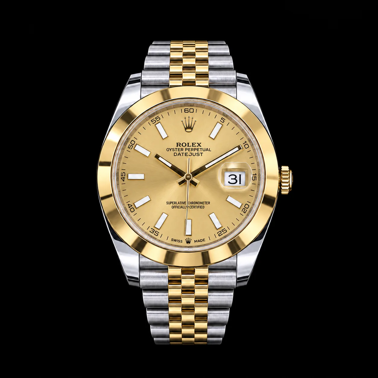 Rolex Datejust 41 Champagne 126303 miniatura 3