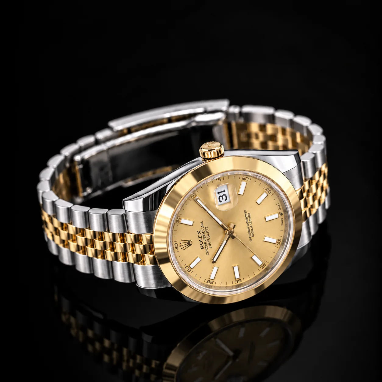 Rolex Datejust 41 Champagne 126303 miniatura 4