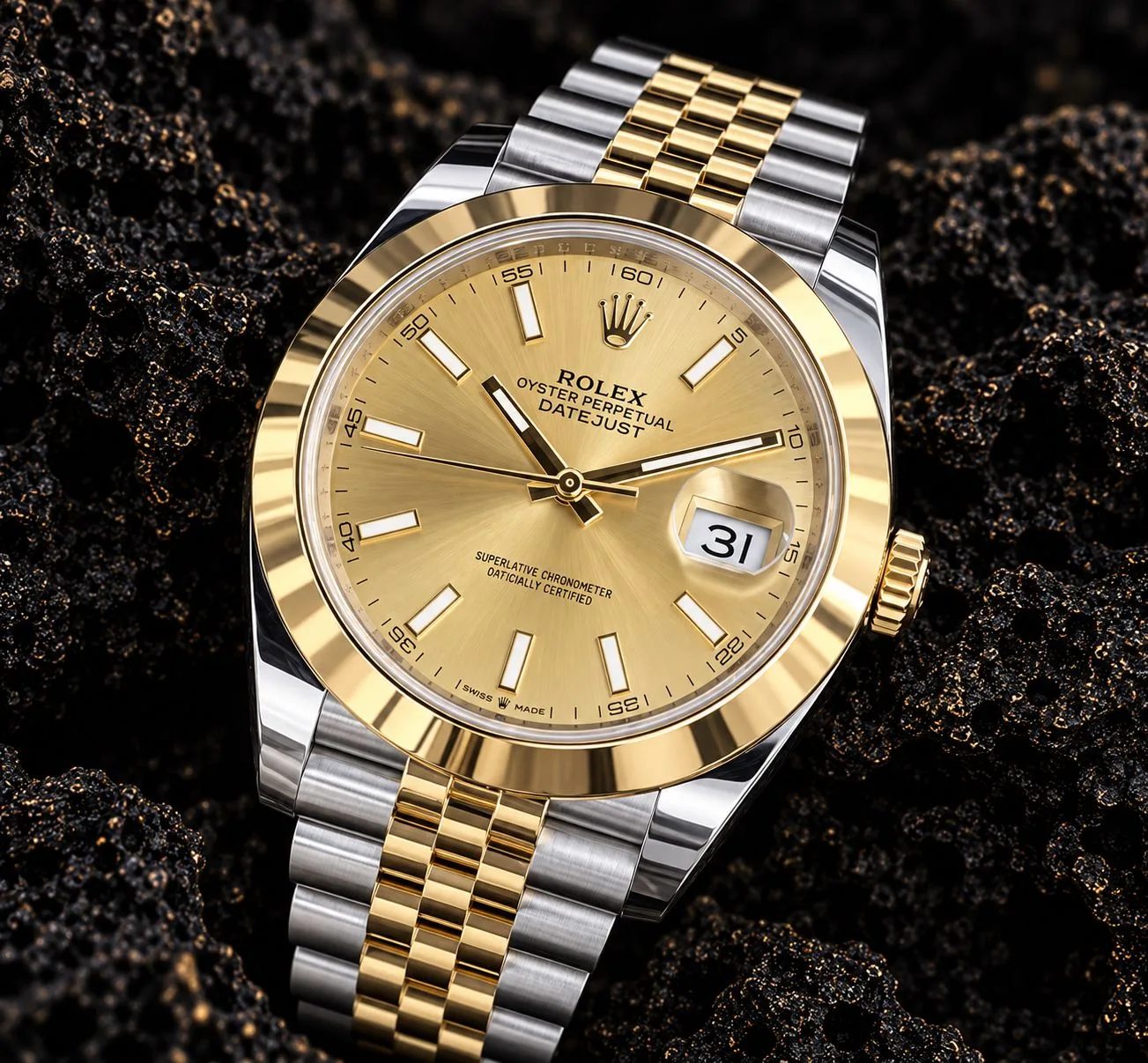 Rolex Datejust 41 Champagne 126303 miniatura 6