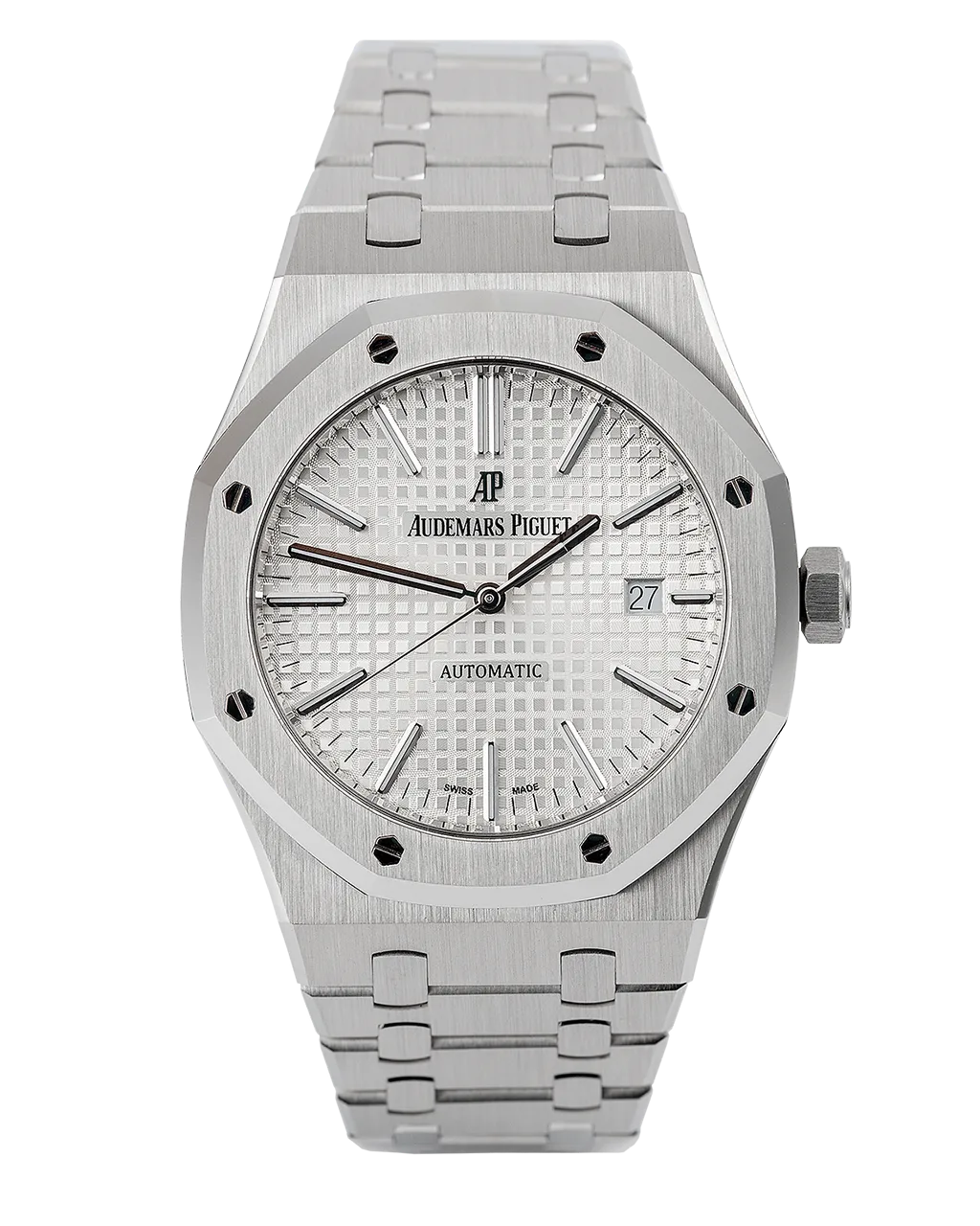 Audemars Piguet 41mm 15400ST White dial miniatura 4
