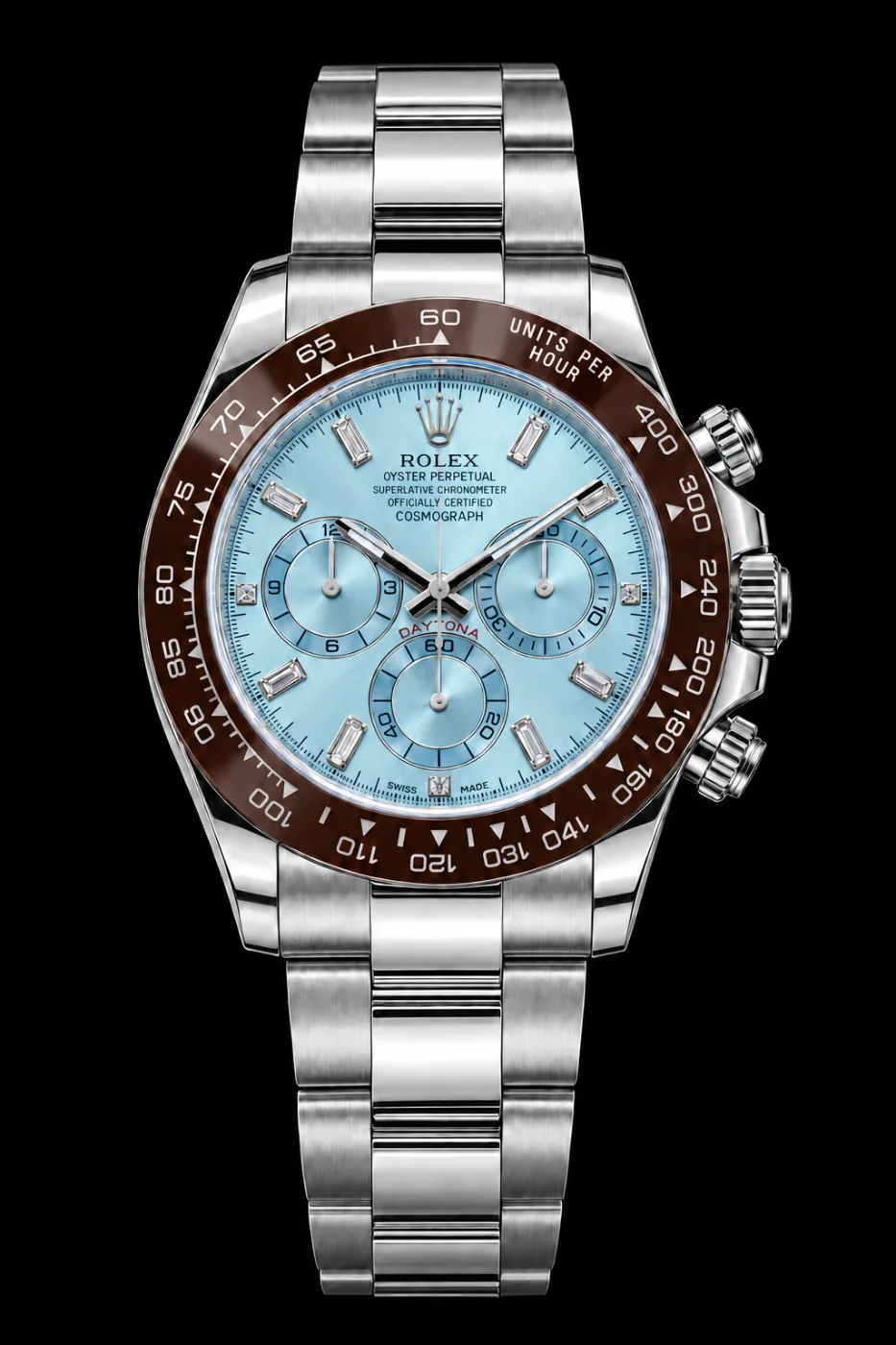 Rolex Daytona Platynowa Baguette Dial 116506 miniatura 2
