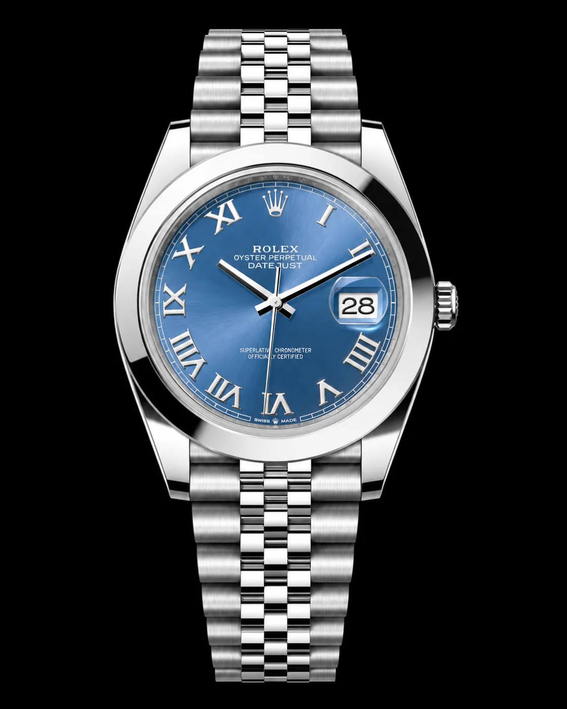 Rolex Datejust 41 126300 Azzurro dial miniatura 3