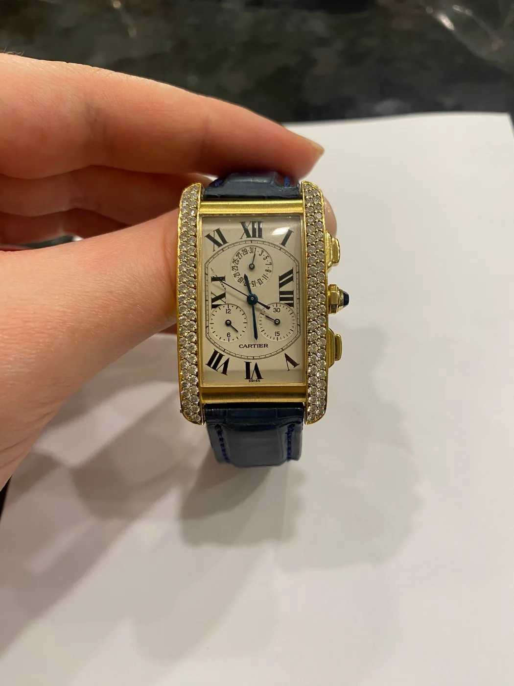 Cartier Tank Americaine 1730 miniatura 2