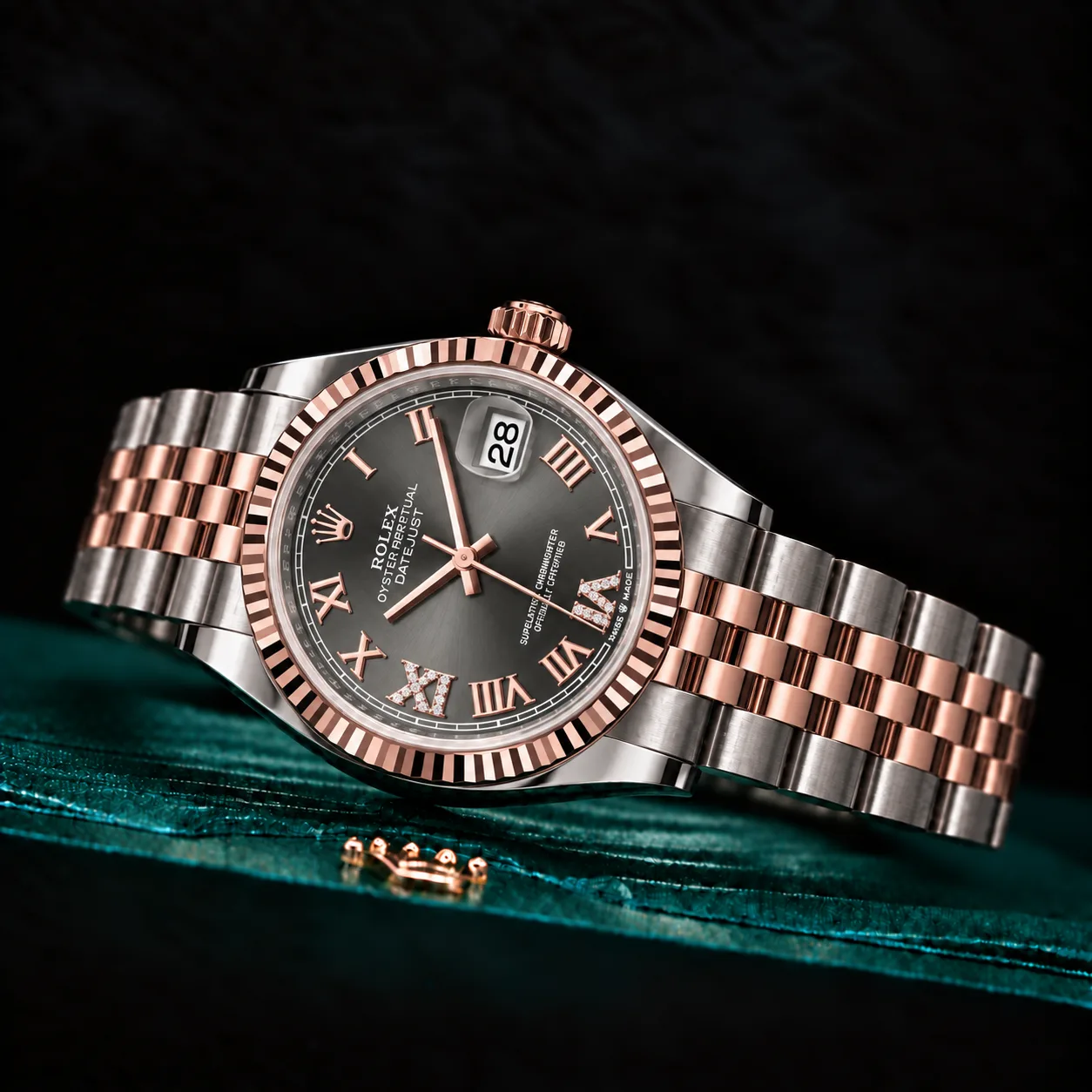 Rolex Datejust 36 126231 Rose gold Rhodium diamond dial - zdjęcie 1