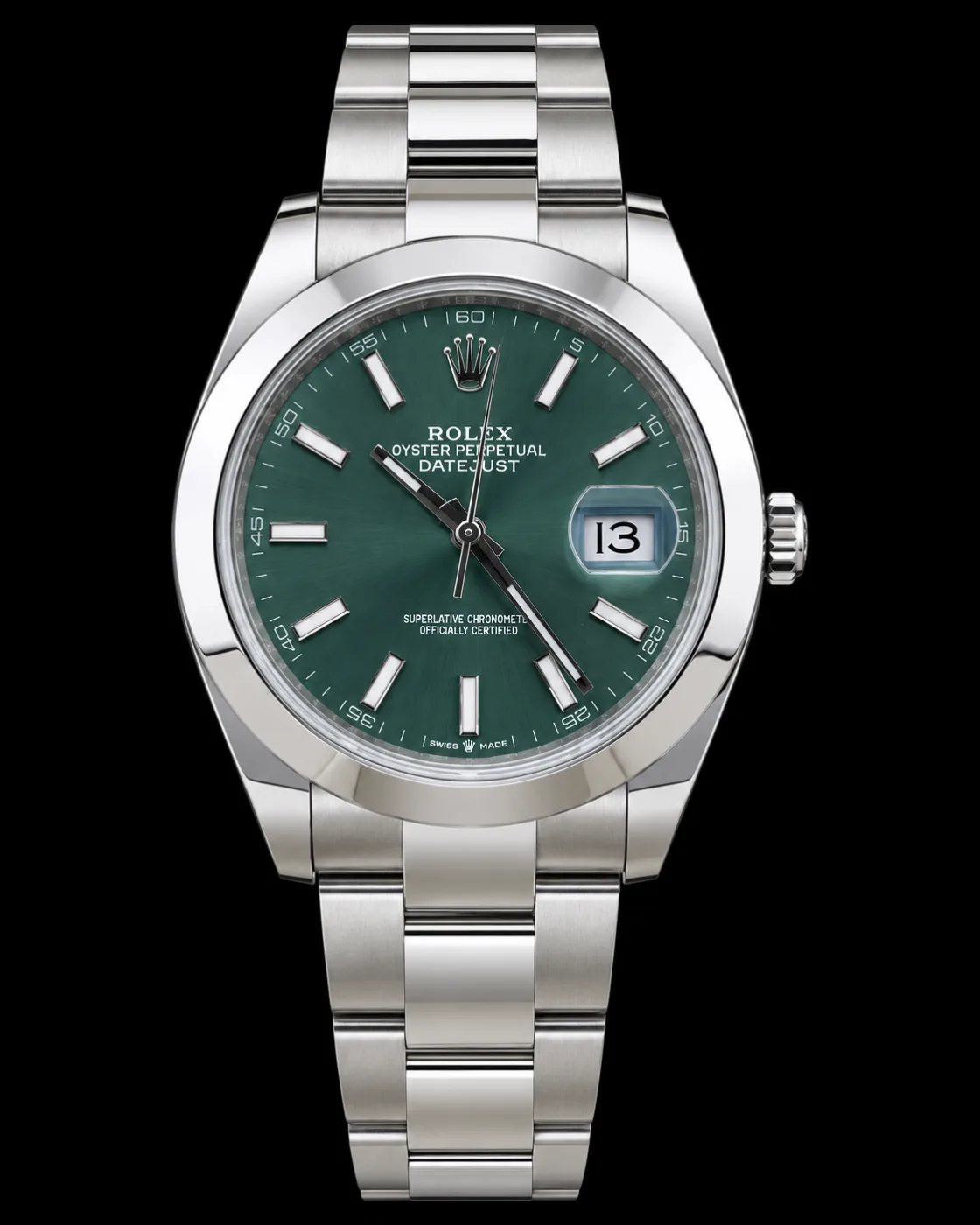 Rolex Datejust 41 126300 Mint green miniatura 3