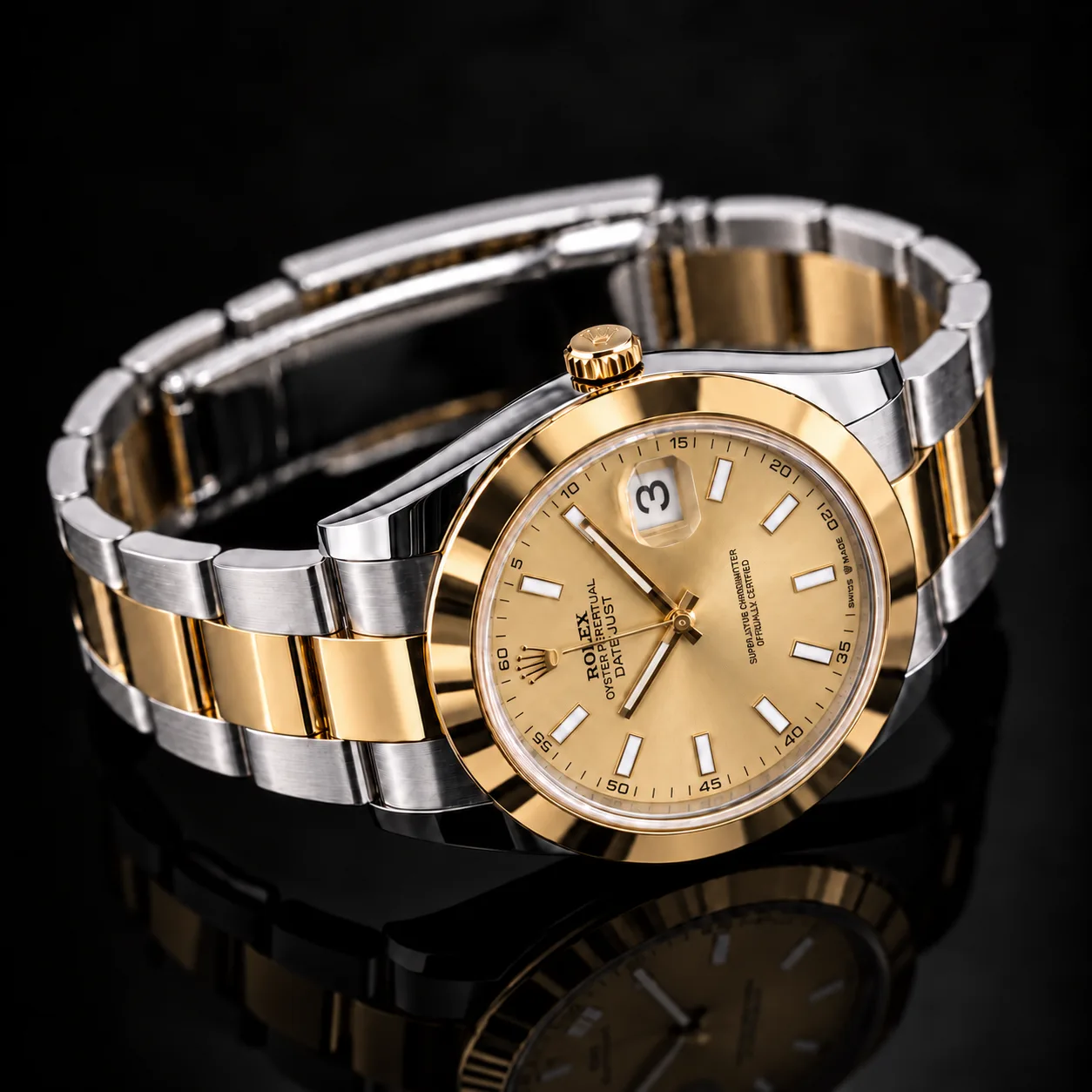 Rolex Datejust 41 Champagne 126303 miniatura 3