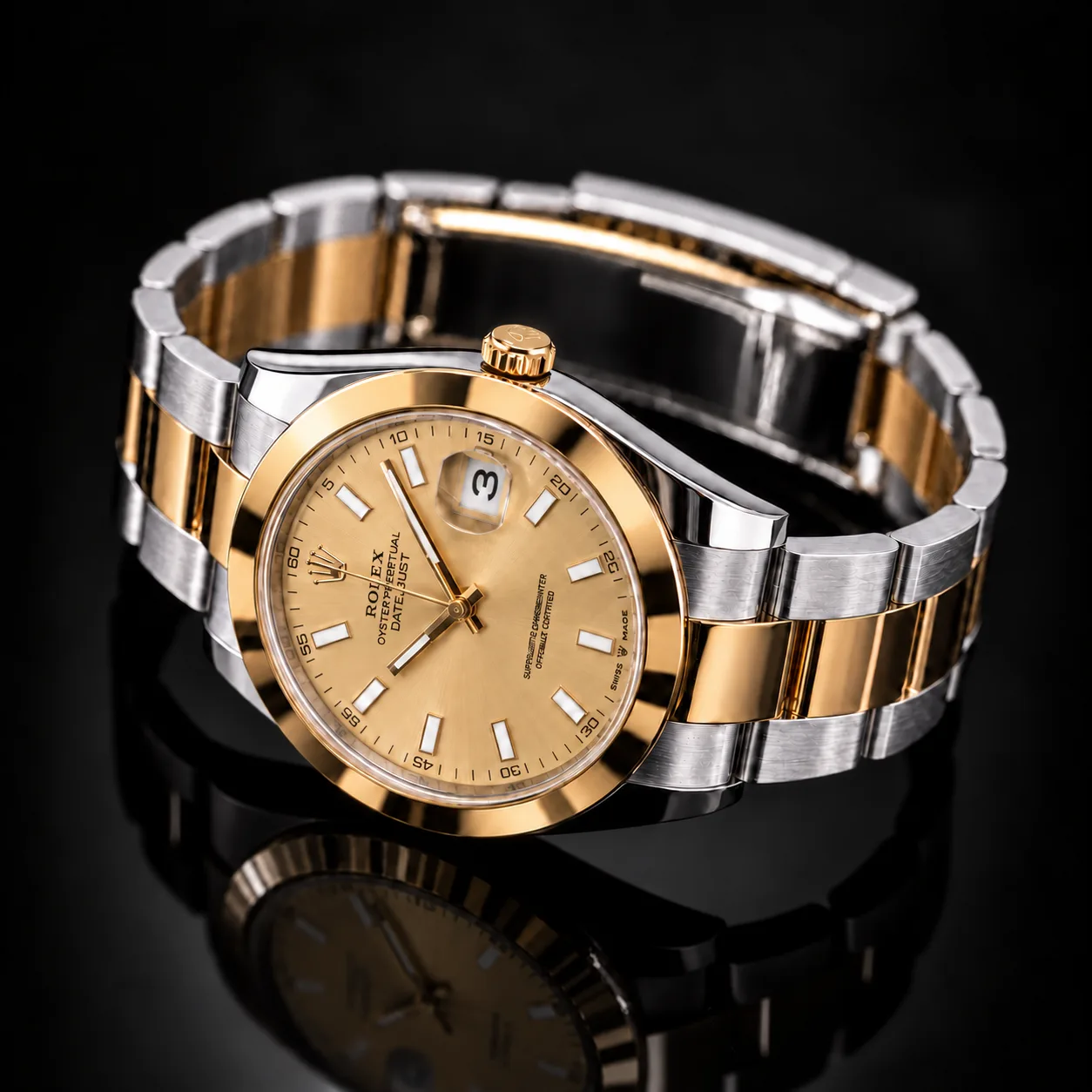 Rolex Datejust 41 Champagne 126303 miniatura 4