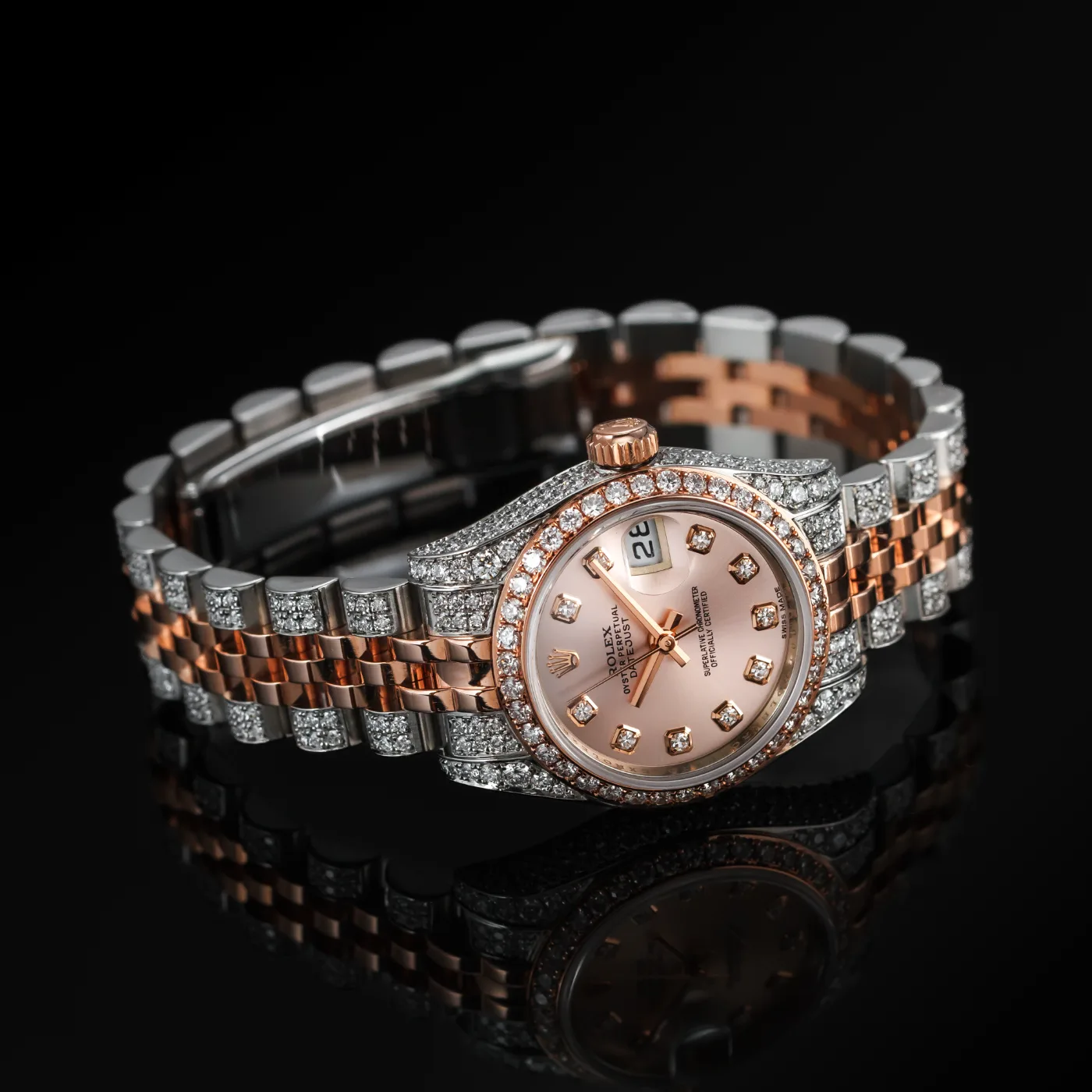 Rolex Lady-Datejust 26 Bespoke ICED miniatura 4