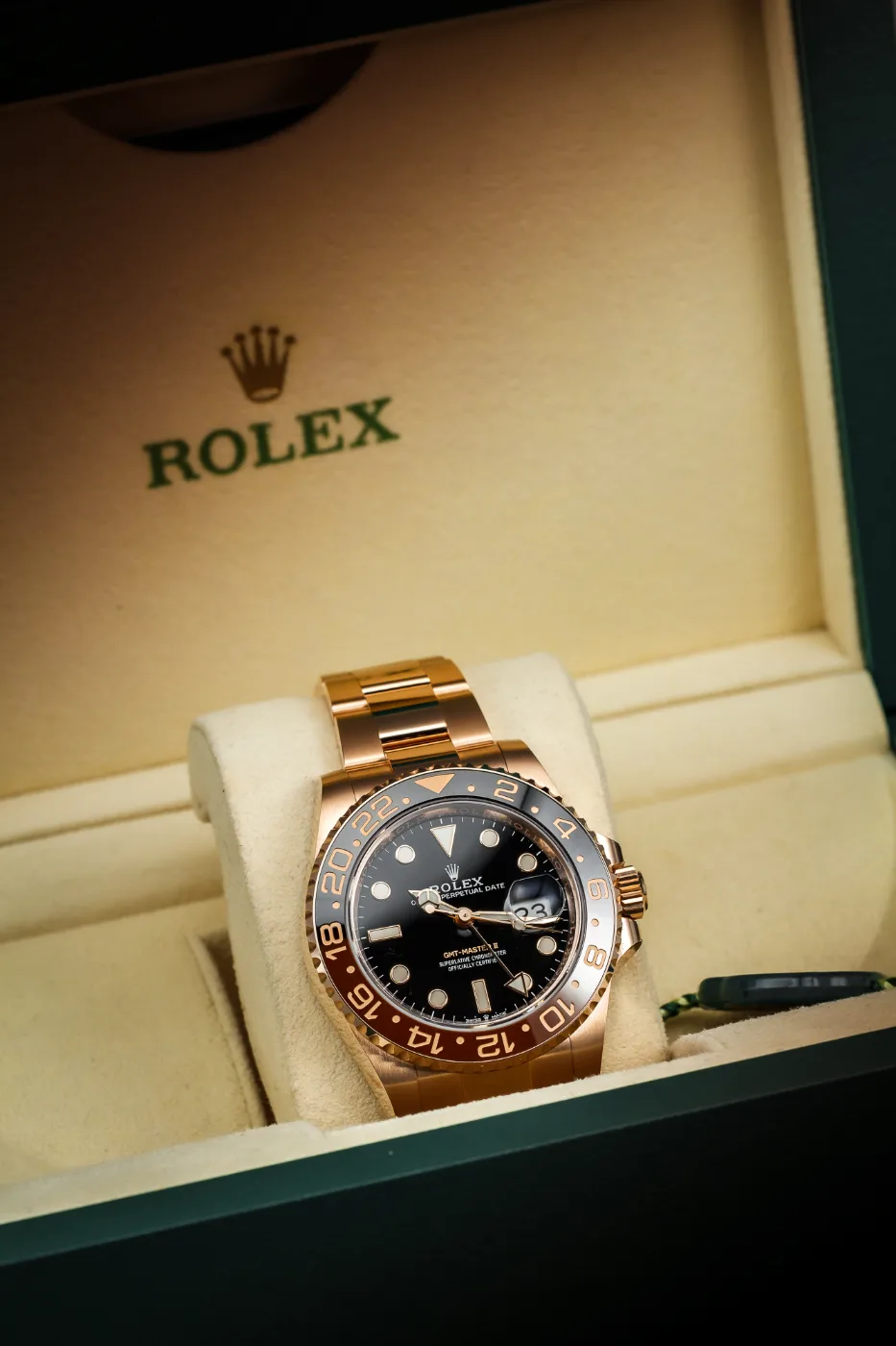 Rolex GMT MASTER II Root Beer złoto Everose 126715CHNR „Rootbeer” miniatura 10