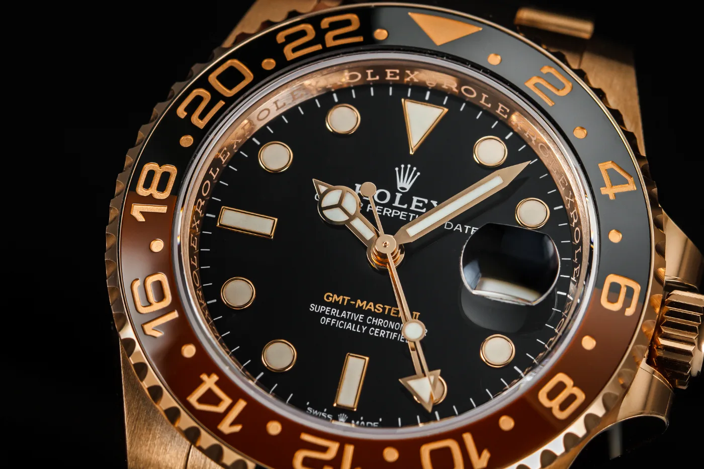 Rolex GMT MASTER II Root Beer złoto Everose 126715CHNR „Rootbeer” miniatura 2