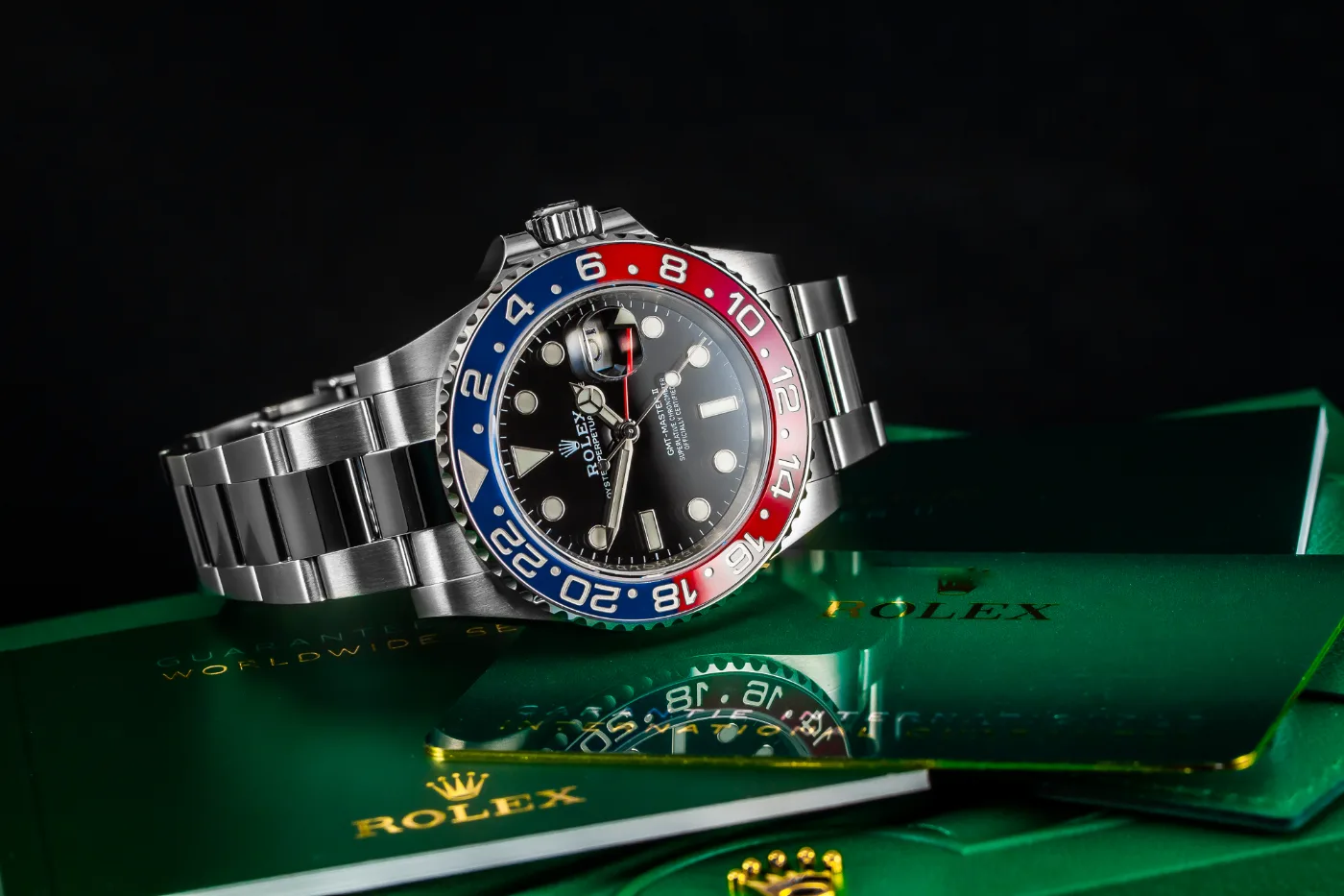 ROLEX GMT MASTER II Pepsi na Oyster discountinued 126710BLRO - zdjęcie 1