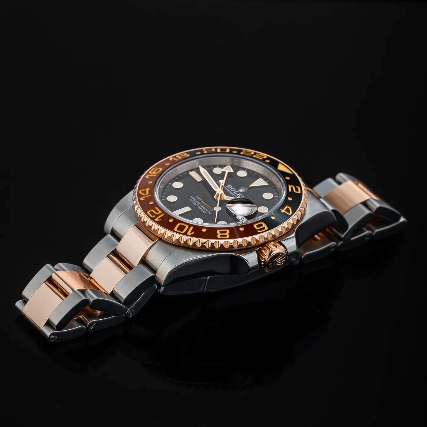 ROLEX GMT MASTER II Root Beer, Two Tone 126711CHNR miniatura 4