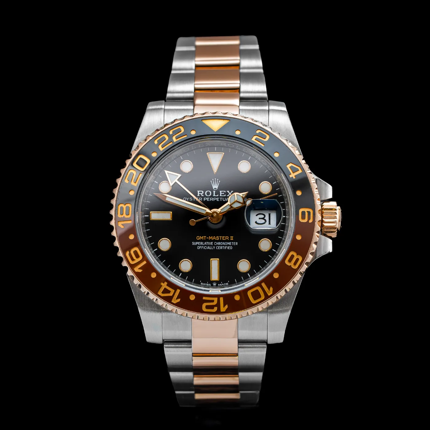 ROLEX GMT MASTER II Root Beer, Two Tone 126711CHNR miniatura 7