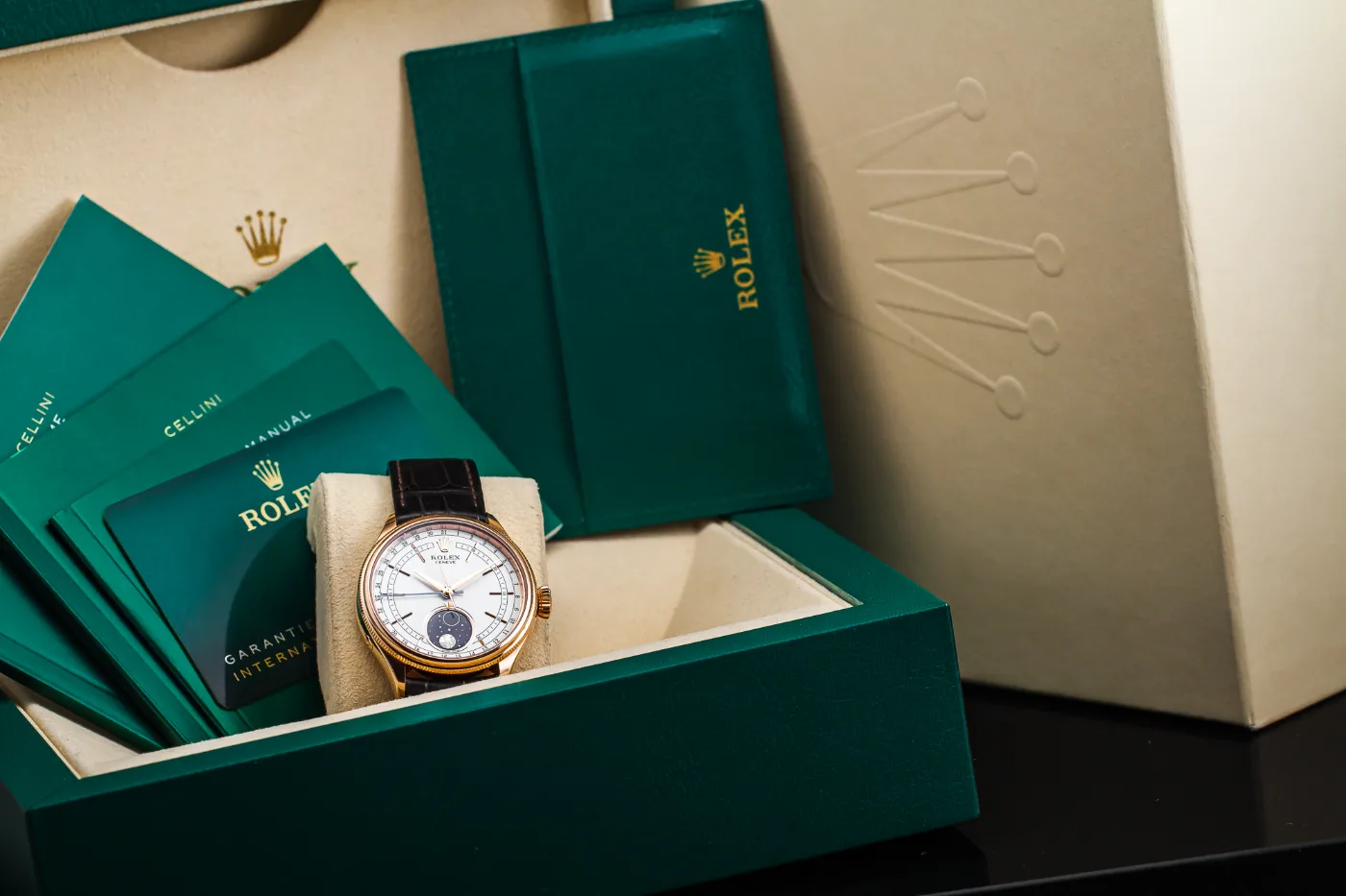 Rolex Cellini Moonphase 50535 dokumenty